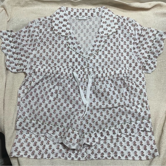 Mark & Graham Boho Woman Floral Pajama set Size S 100% Indian Cotton - Picture 2 of 16